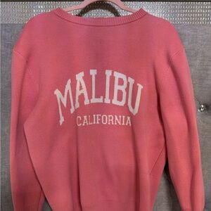 Rue21 Pink Malibu California Sweater